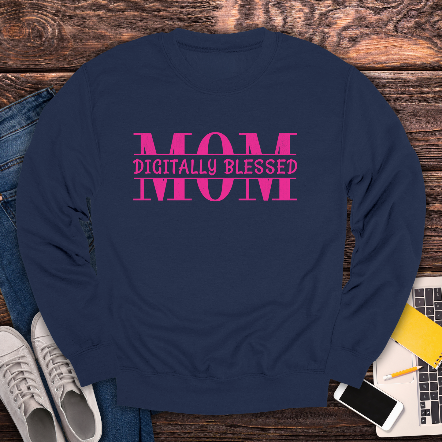 Digitally Blessed Mom - Sweatshirt
