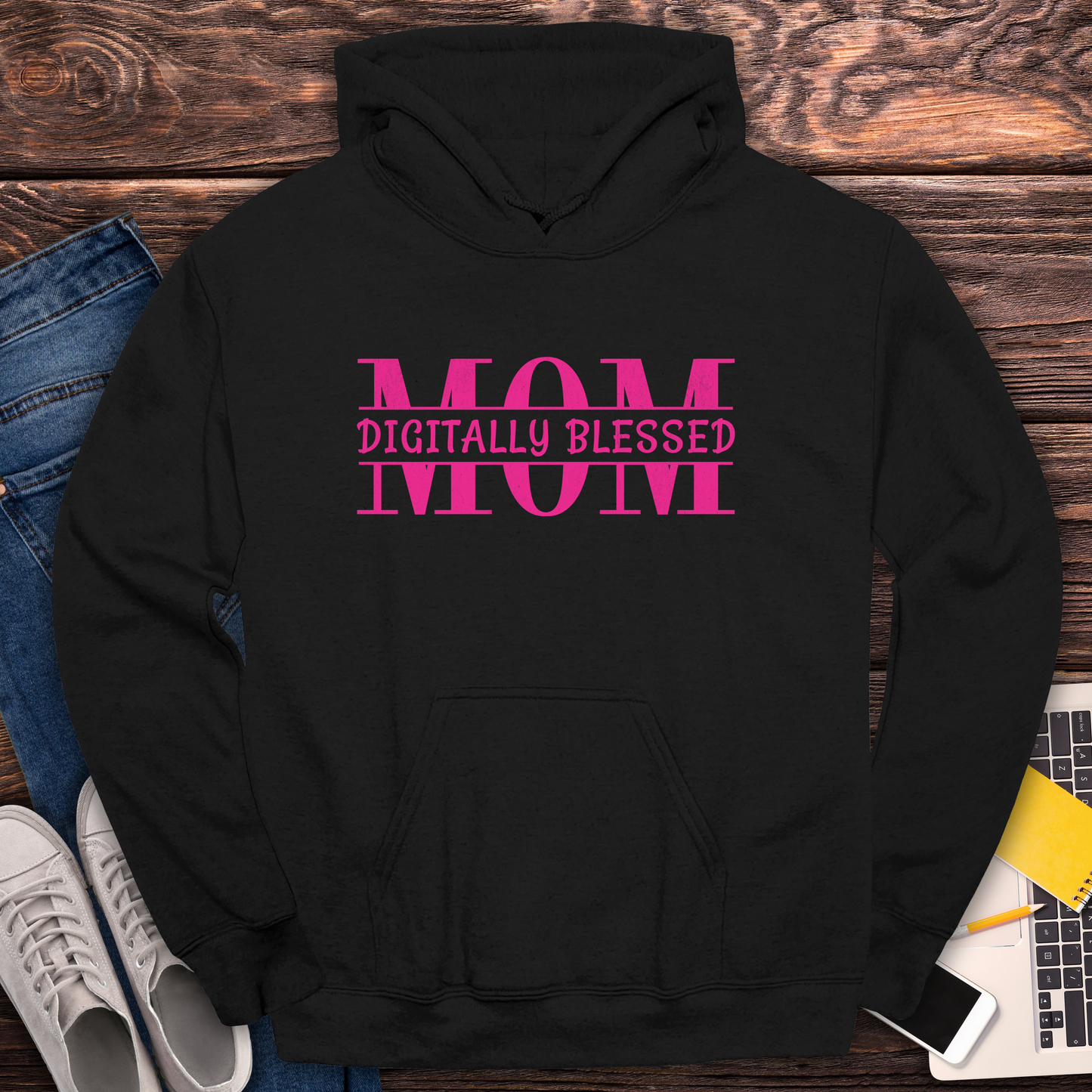 Digitally Blessed Mom - Hoodie