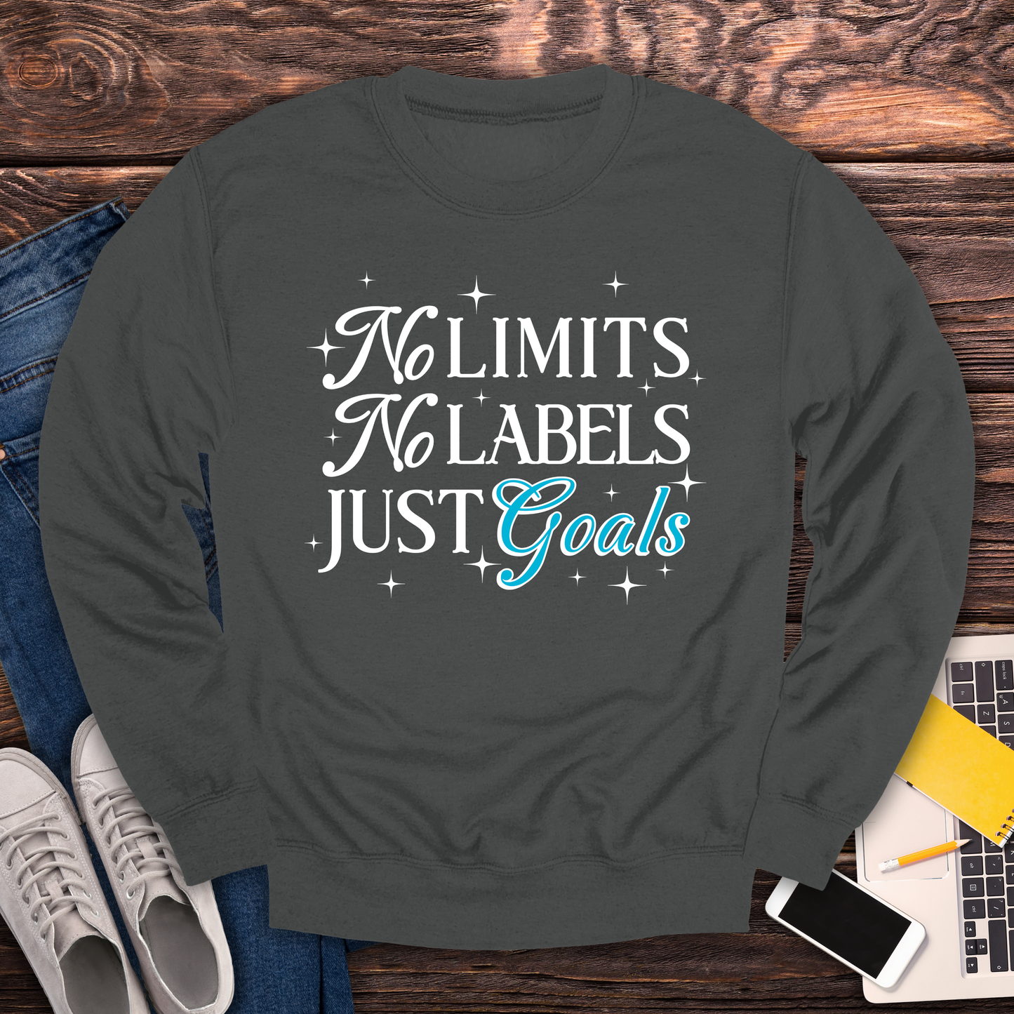 No Limits, No Labels, Just Goals - Sweatshirt