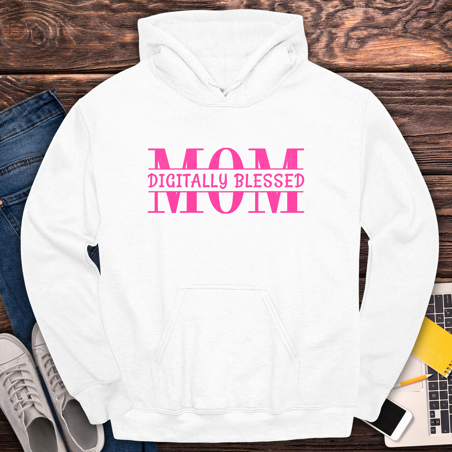 Digitally Blessed Mom - Hoodie