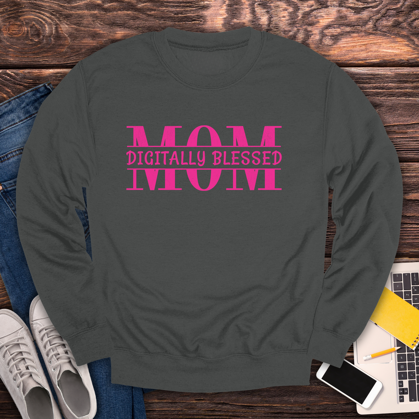 Digitally Blessed Mom - Sweatshirt