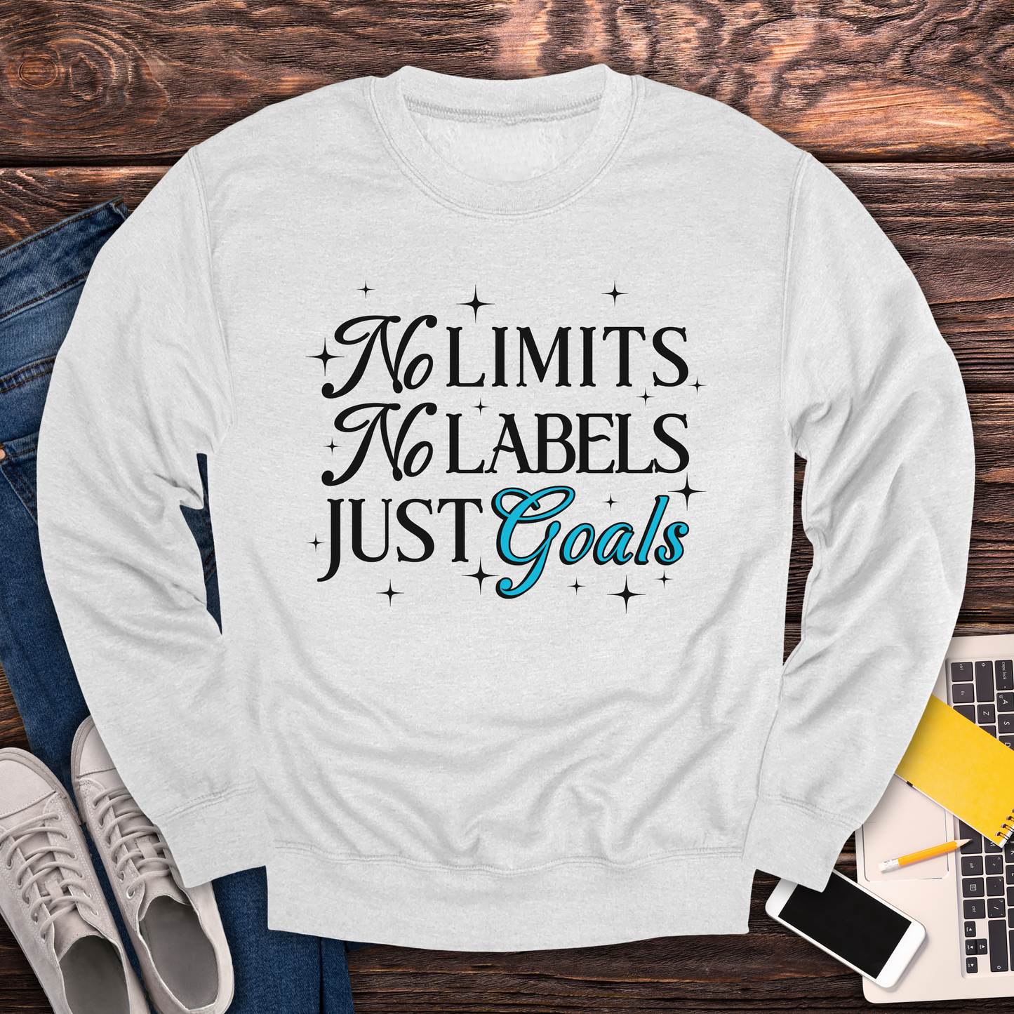 No Limits, No Labels, Just Goals - Sweatshirt