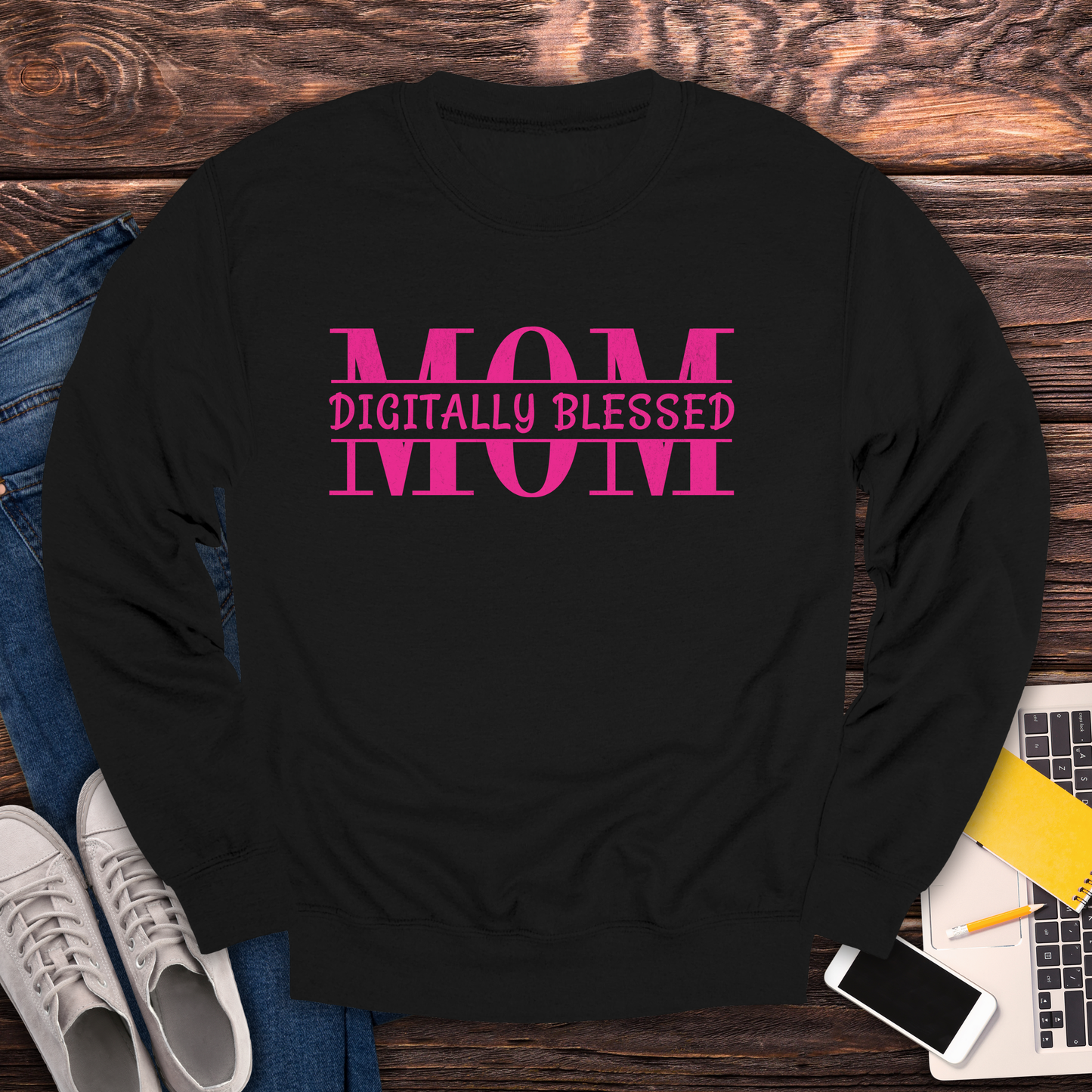 Digitally Blessed Mom - Sweatshirt