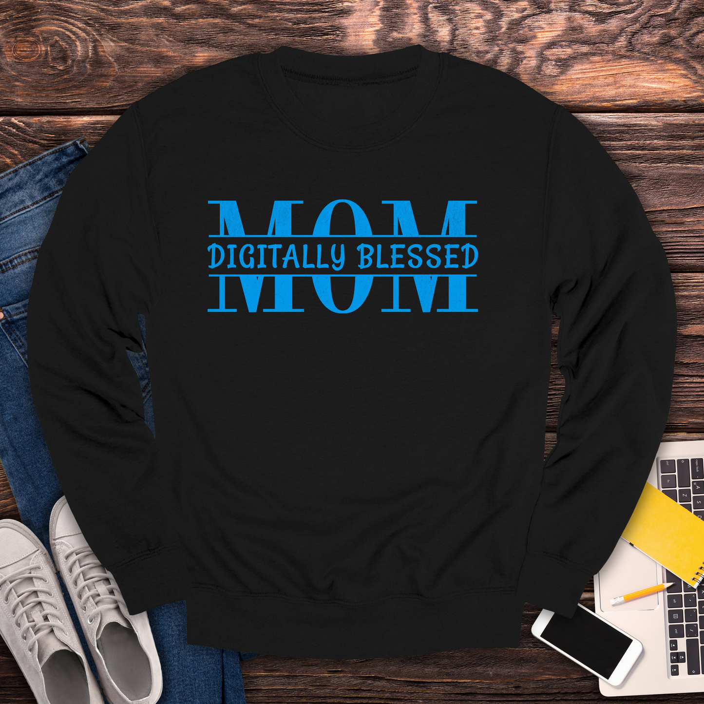 Digitally Blessed Mom - Sweatshirt