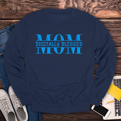 Digitally Blessed Mom - Sweatshirt