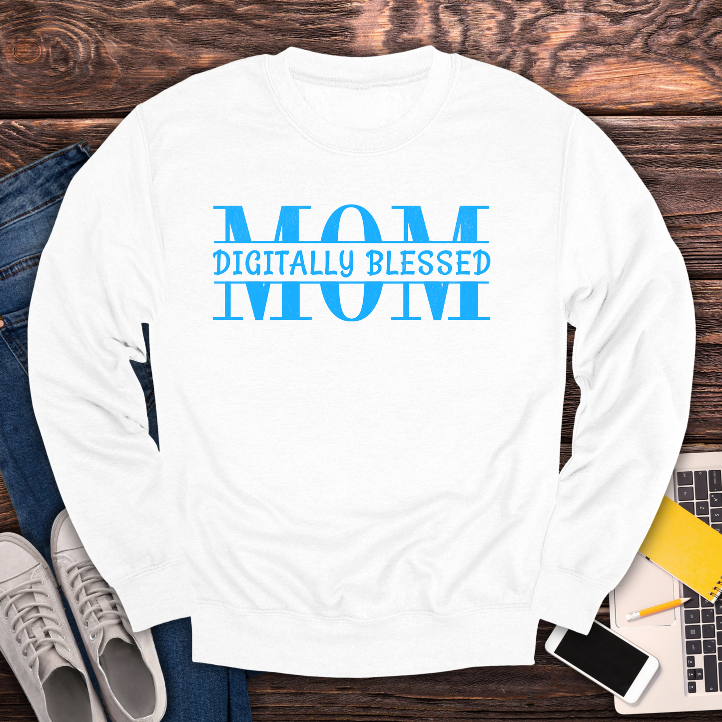 Digitally Blessed Mom - Sweatshirt