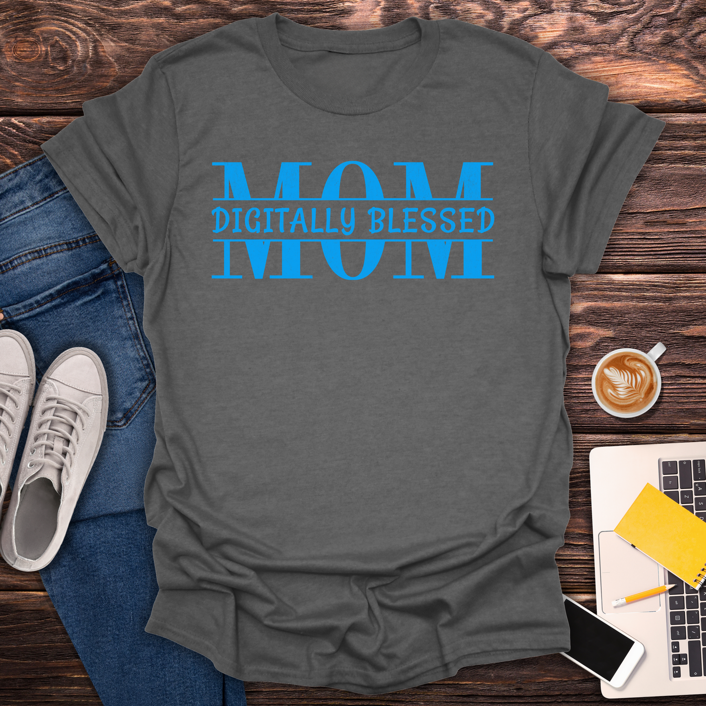 Digitally Blessed Mom - T-Shirt