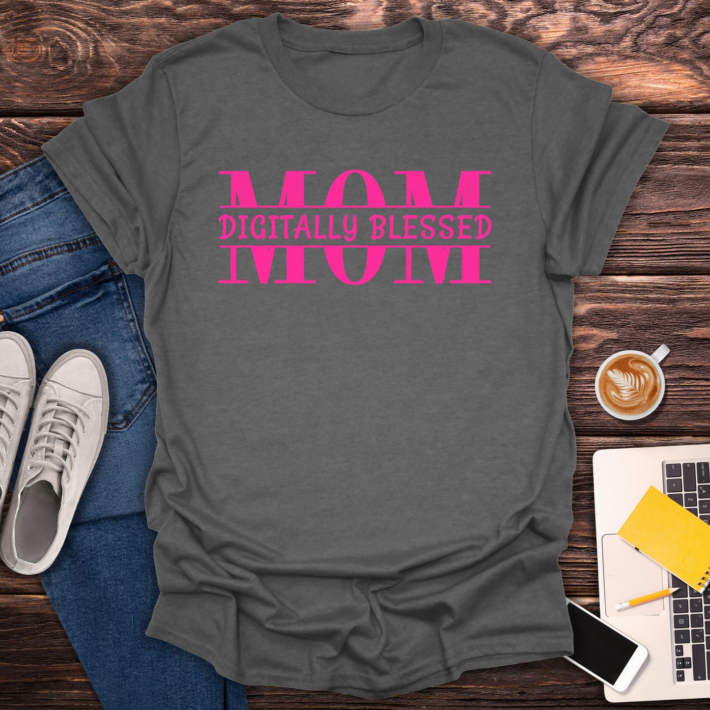 Digitally Blessed Mom - T-Shirt