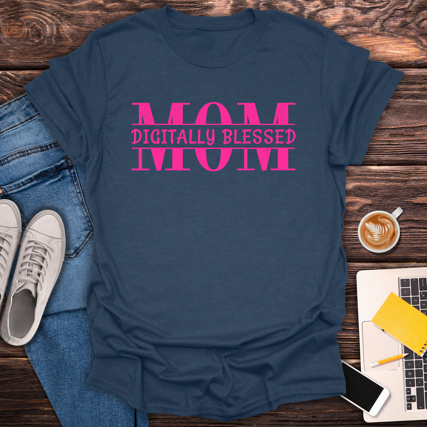Digitally Blessed Mom - T-Shirt