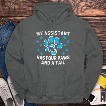 My Assistant Has 4 Paws And A Tail - Hoodie
