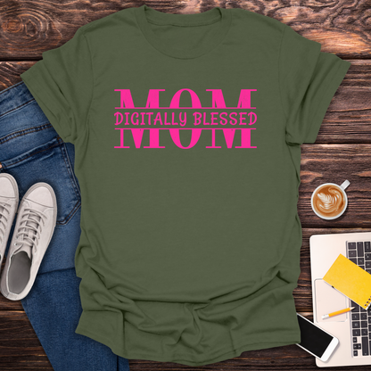 Digitally Blessed Mom - T-Shirt