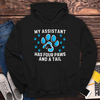 My Assistant Has 4 Paws And A Tail - Hoodie