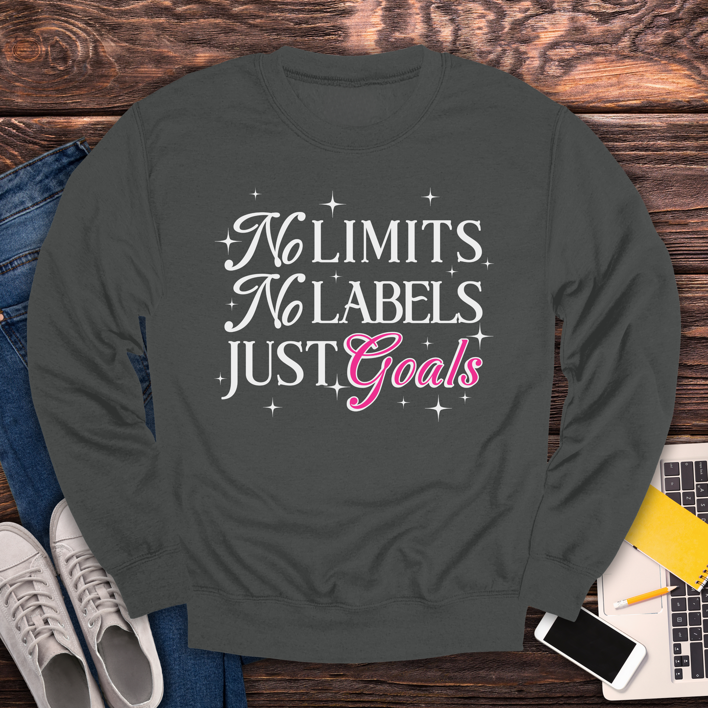 No Limits, No Labels, Just Goals - Sweatshirt
