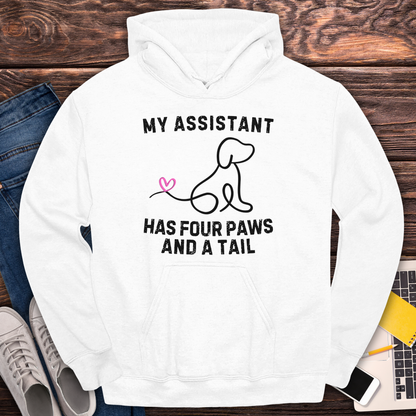My Assistant Has 4 Paws And A Tail -Hoodie